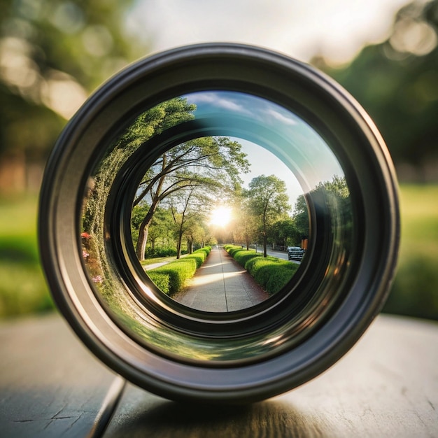 Photo various aperture lenses to enhance photo depth and dimension