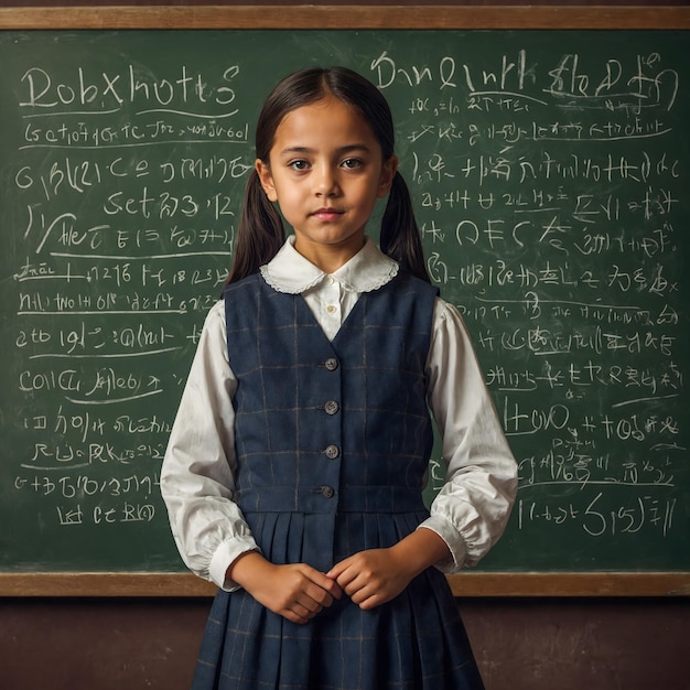 Various gestures of student in classroom