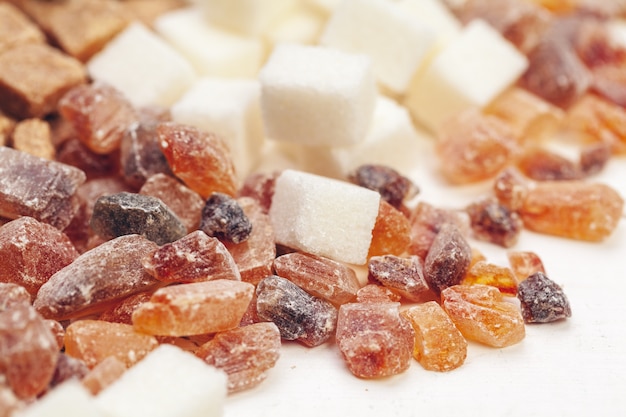 Various kinds of sugar