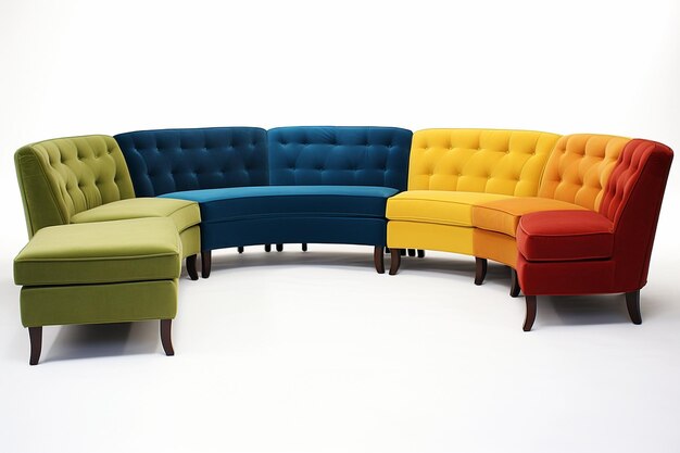 Various modern sofas and couches