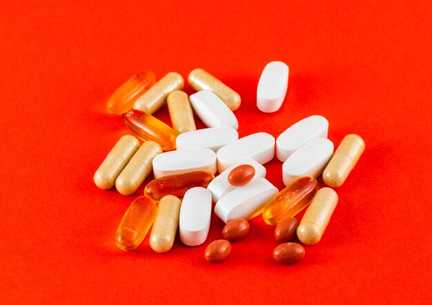 Various pills of supplement