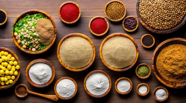 Various Spices in a photo