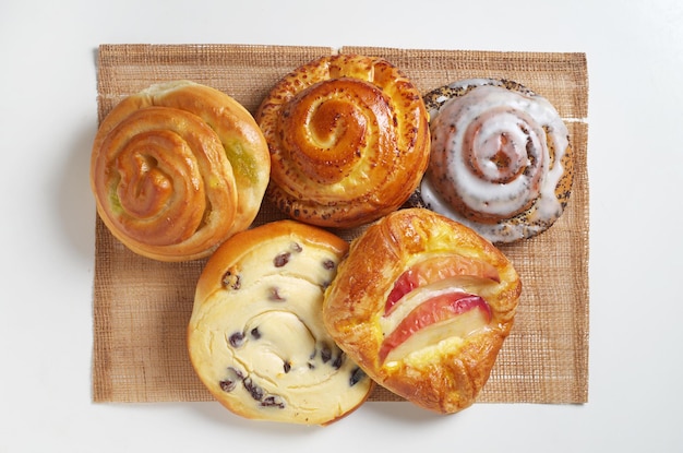 Various tasty pastries