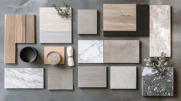 Photo various tile samples