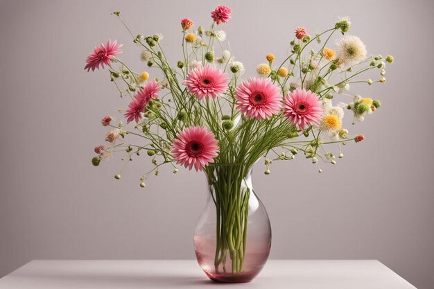 a vase with flowers and the words quot daisy quot on it