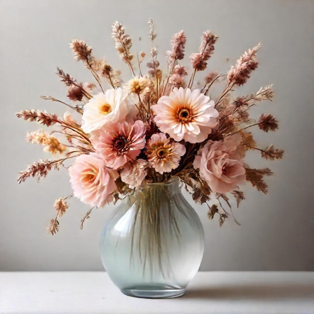 a vase with flowers and the words  wild  on it