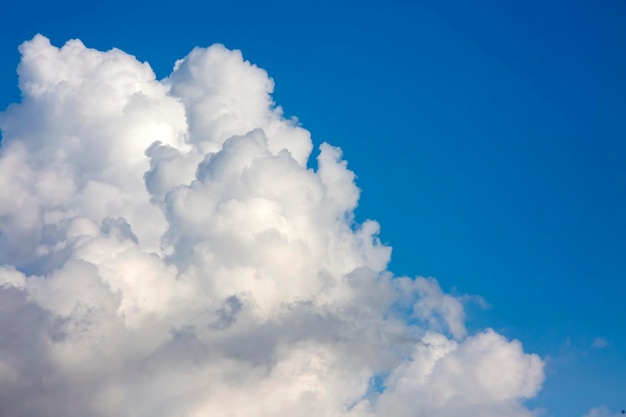 The vast blue sky and clouds sky