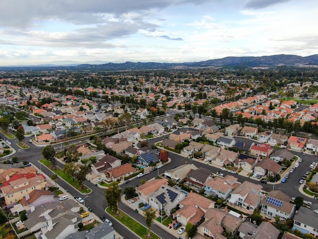 Vast subdivision in Irvine California USA