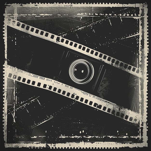 Photo vector aesthetic analog film frame vector vintage style