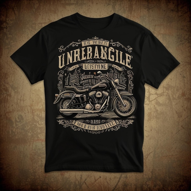 Photo vector art united states road vibes vintage motors slogan for vintage motorcycle t shirt design