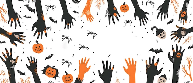 Vector collection of halloween elements