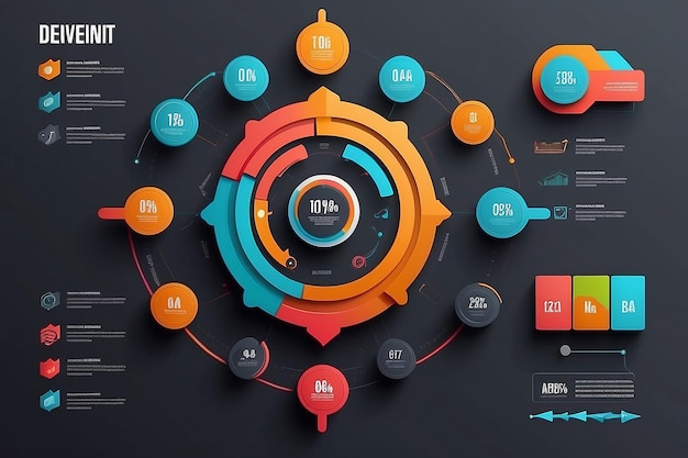 Photo vector design infographic element