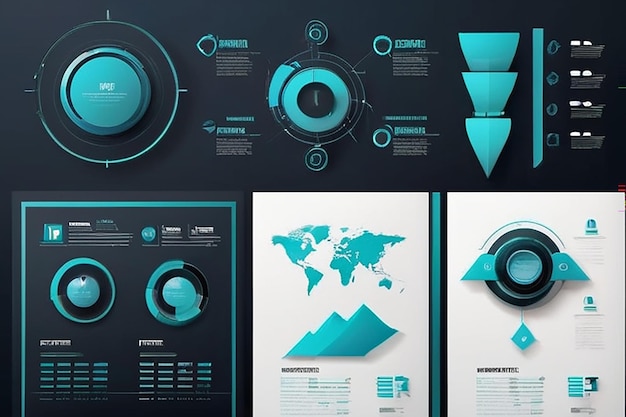 Photo vector design infographic element