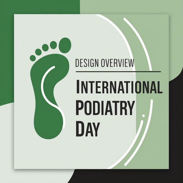 Photo vector elements for illustrating international podiatry day