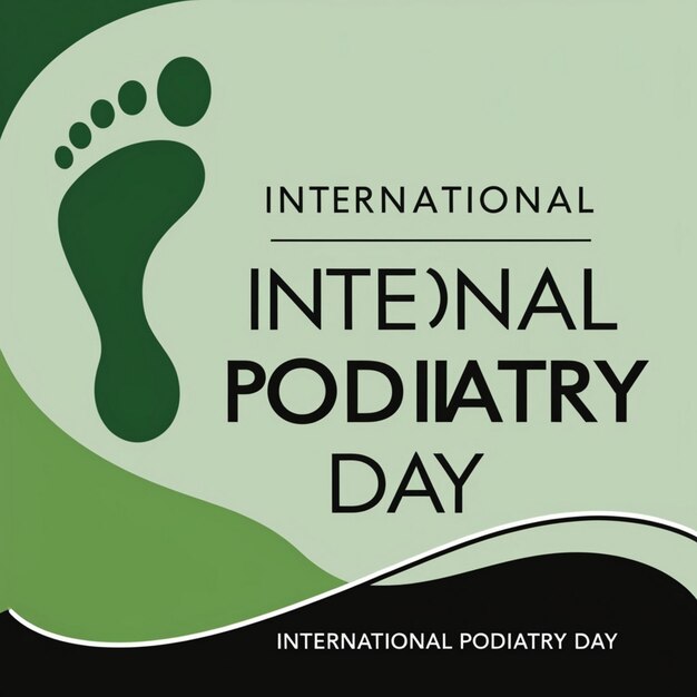 Photo vector elements for illustrating international podiatry day