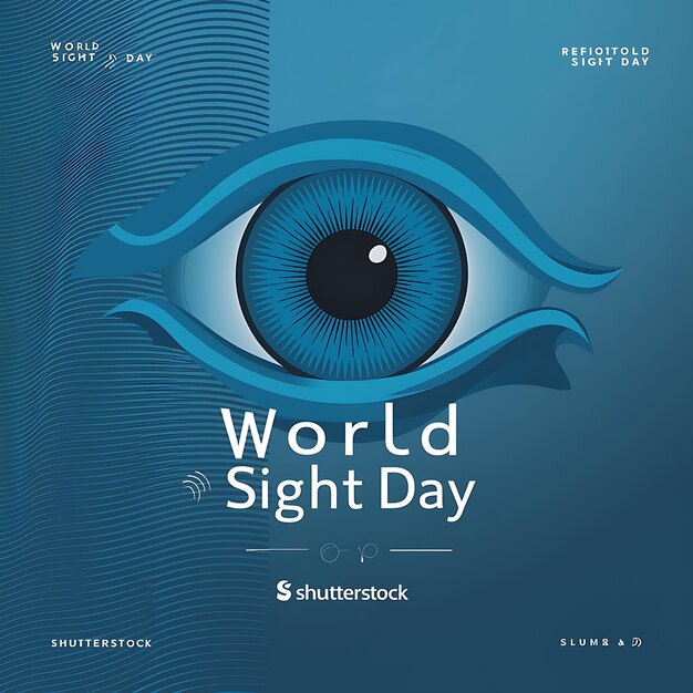 Photo vector graphic of world sight day good for world sight day celebration flat design flyer designflat illustration