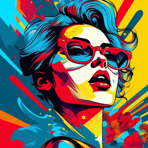 Vector illustration about art of people