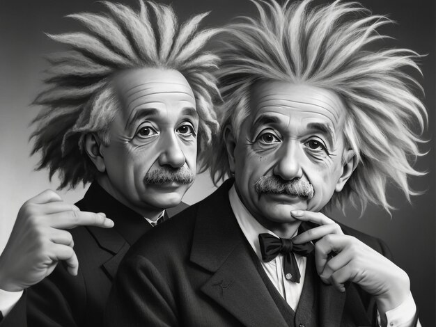 Vector Illustration of Albert Einstein