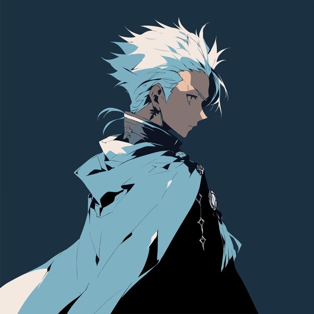 Vector illustration of Bleach Manga character