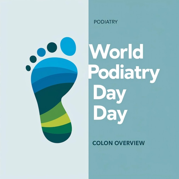 Photo vector illustration celebrating international podiatry day