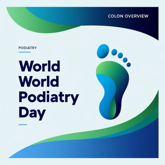 Photo vector illustration celebrating international podiatry day