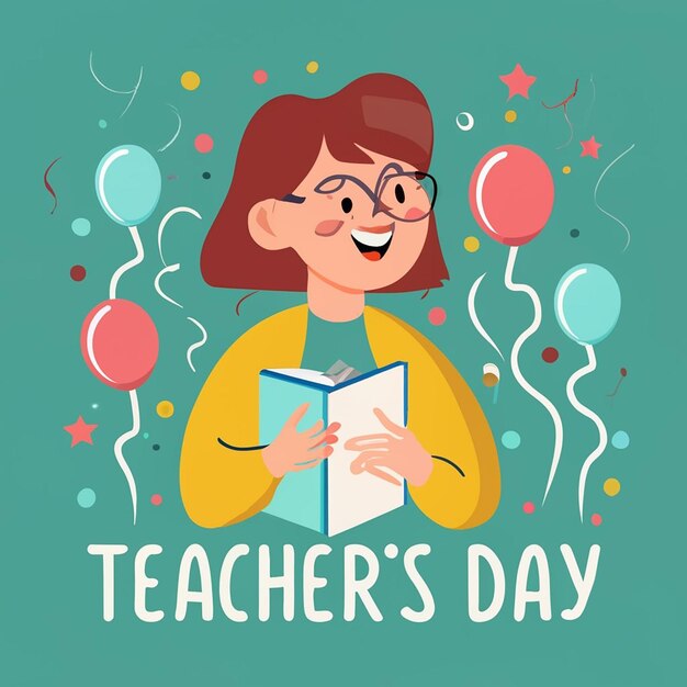 Vector illustration celebration of teachers day