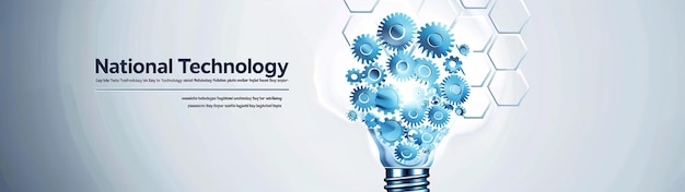 Photo vector illustration concept of national technology day in india