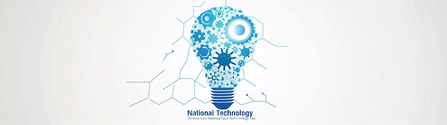 Photo vector illustration concept of national technology day in india