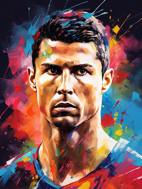 vector illustration of cristiano ronaldo