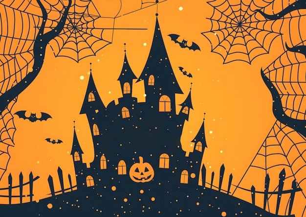 Vector illustration of Halloween background