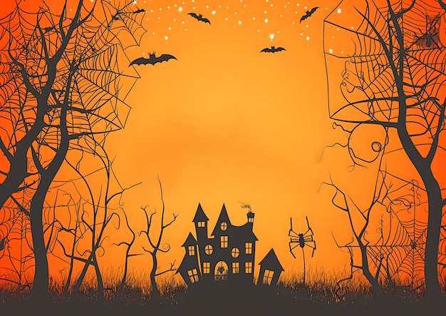 Vector illustration of Halloween background