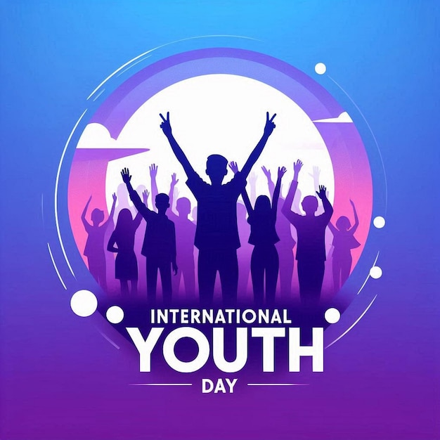 Vector illustration for International Youth Day