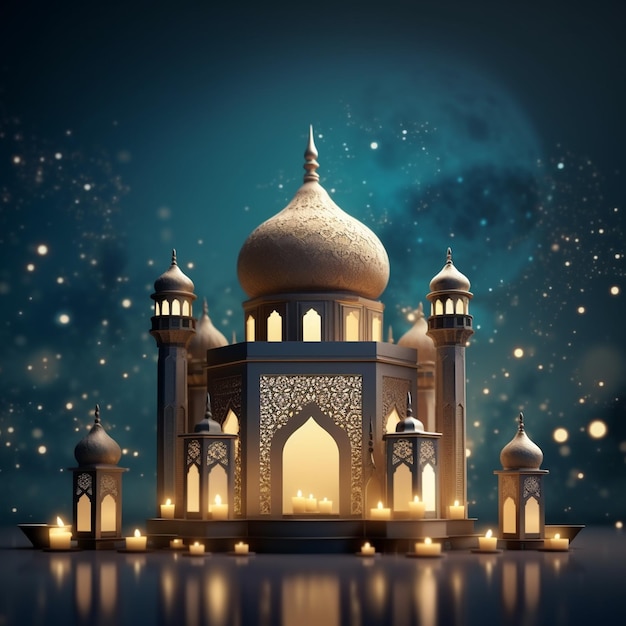 vector illustration for islamic festival eid using