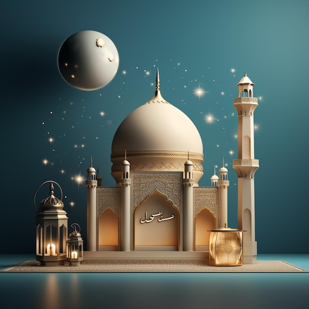 vector illustration for islamic festival eid using