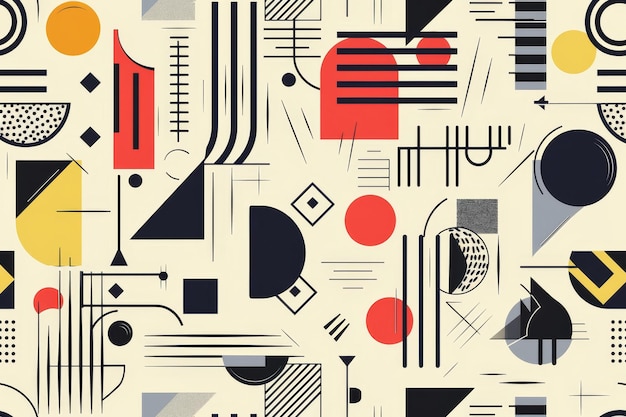 Vector Illustration in Retro Scandinavian Style