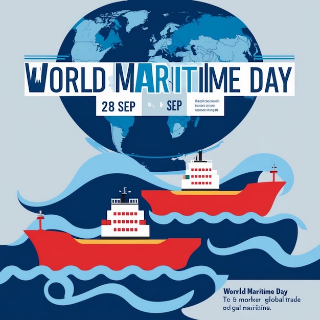 Vector Illustration for World Maritime Day