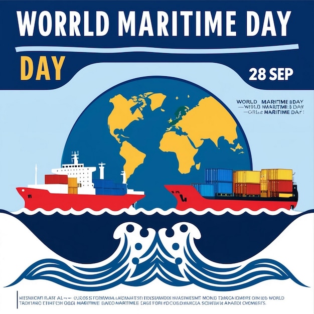 Vector Illustration for World Maritime Day