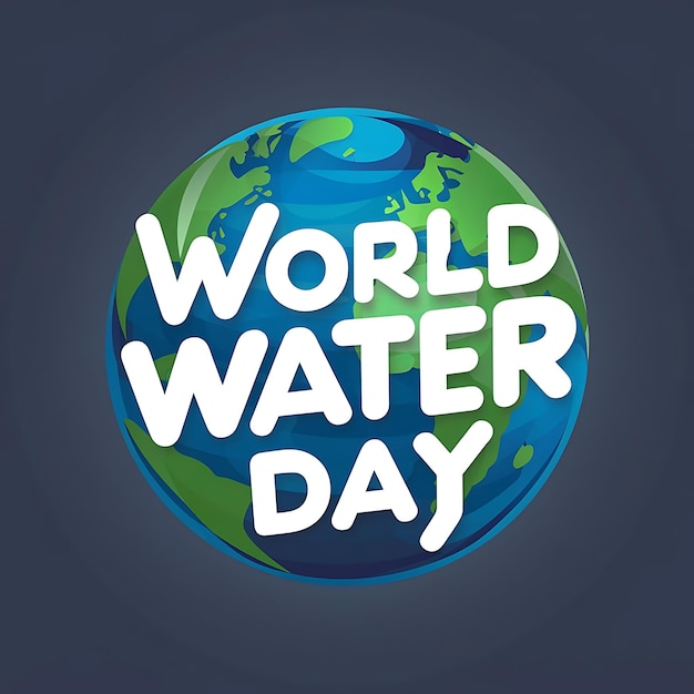 Vector Illustration for World Water Day Background