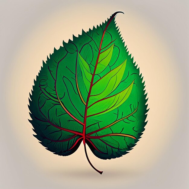 Photo vector isolated leaf clipart