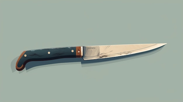 Vector Knife Illustration For Modern Or Minimalist Wall Art