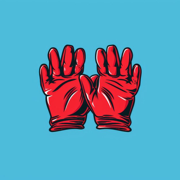 Vector Logo of Gloves Illustration