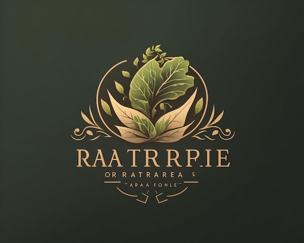 vector logo for an organic restaurant