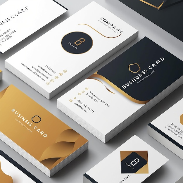 Vector modern professional business card