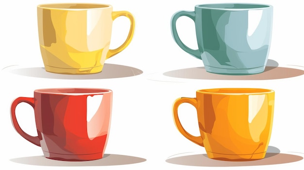 Vector Mug Illustration For Modern Wall Art