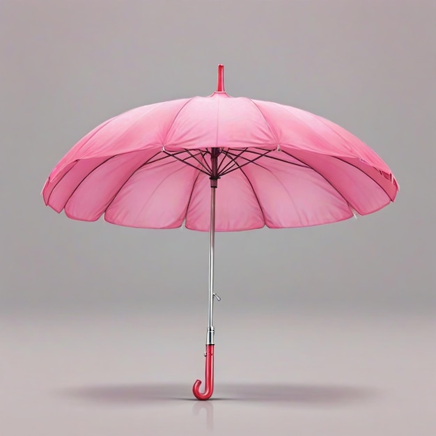 vector pink realistic umbrella