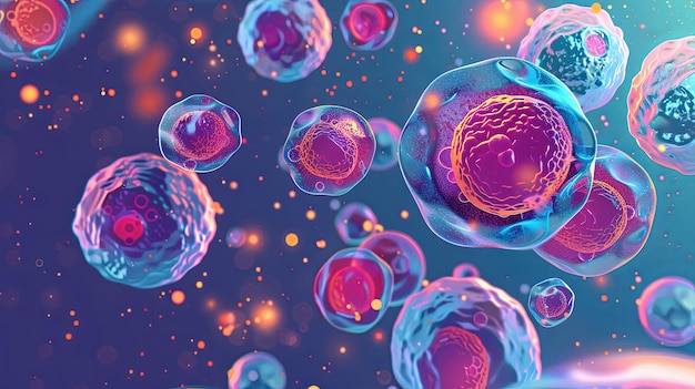 A vector representation of Diabetes Mellitus cells endocrinolog