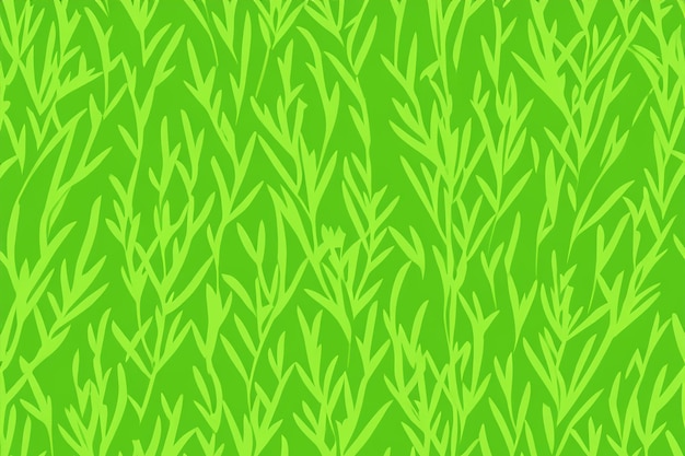 vector seamless green grass pattern