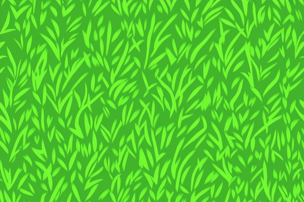 vector seamless green grass pattern