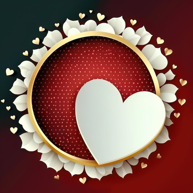 vector Valentine background with hearts