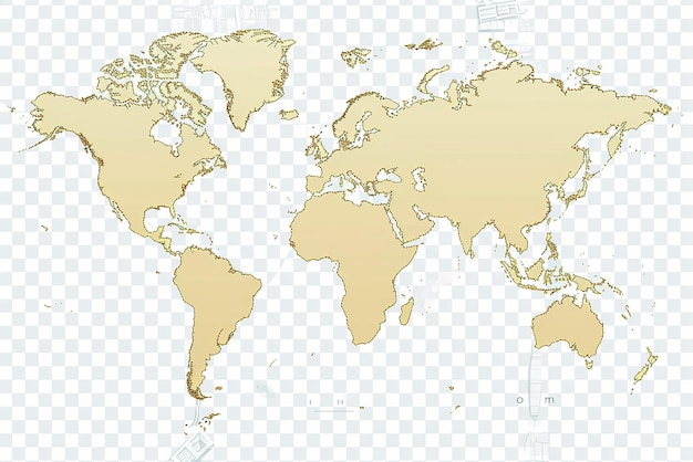 Photo vector world map outline with country borders